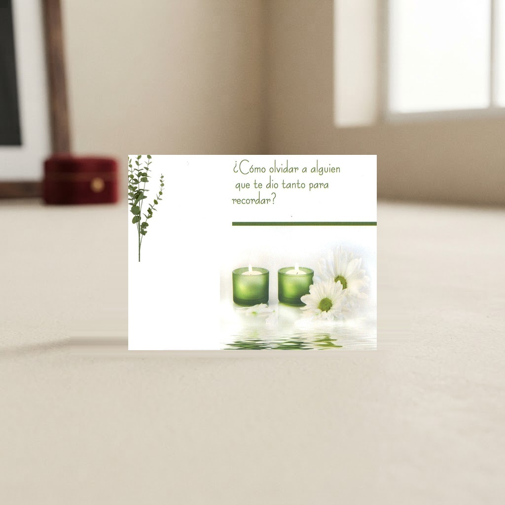 PTE.100 RECORD.MODERNOS # MD-59-Velas — Imprenta · Esquelas y recordatorios · Ref. 2610059 | Ramón Chao