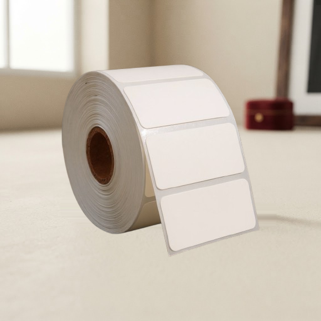 500 Uds. ETIQUETA ULTRA DESTRUCTIBLE 80x70 — Imprenta · Placas y mini-lápidas · Ref. 5349001 | Ramón Chao