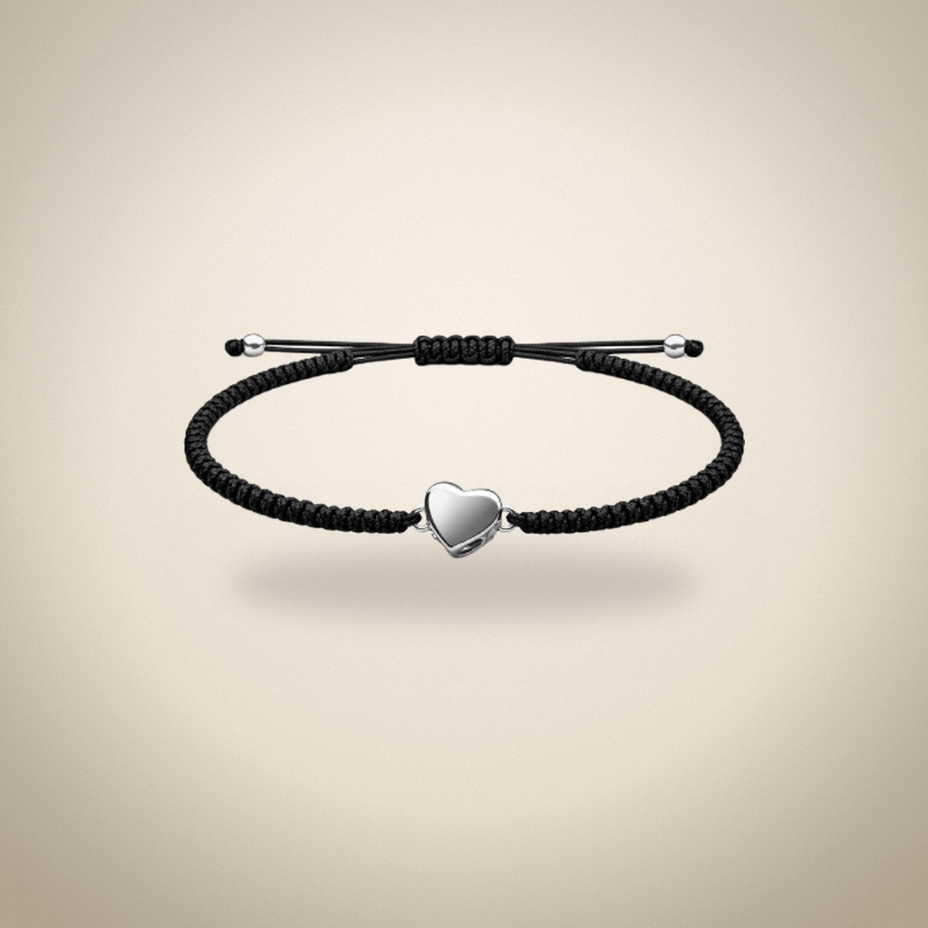 Bracelet Chemilla noir avec cœur — Incinération · Joyas · Ref. 7779414 | Ramón Chao