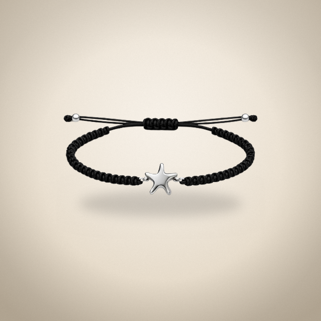 PULSERA CHEMILLA NEGRO C/ ESTRELLA — Incineración · Joyas · Ref. 7779416 | Ramón Chao