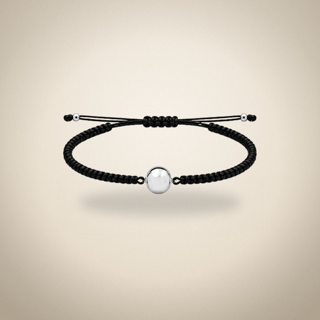 BRACELET CHEMILLA NOIR AVEC SPHÈRE — Incinération · Hasta fin de existencias · Ref. 7779419 | Ramón Chao