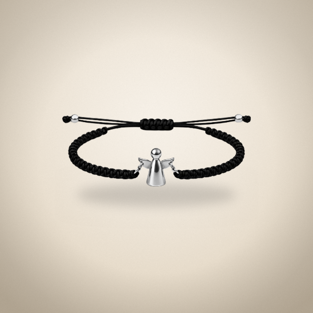 BRACELET CHEMILLA NOIR C/ ANGE — Incinération · Joyas · Ref. 7779437 | Ramón Chao