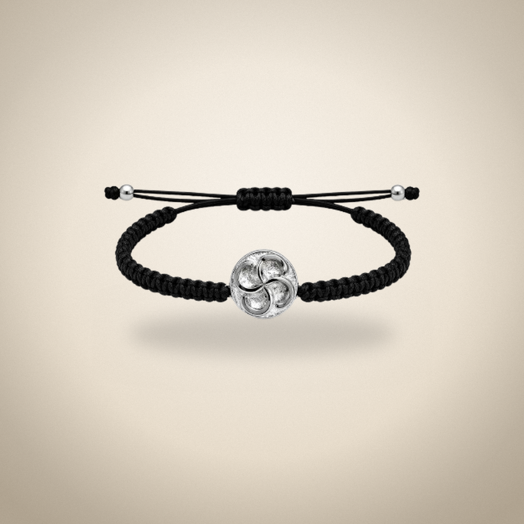 BRACELET CHEMILLA NOIR AVEC LAUBURU — Incinération · Joyas · Ref. 7779441 | Ramón Chao