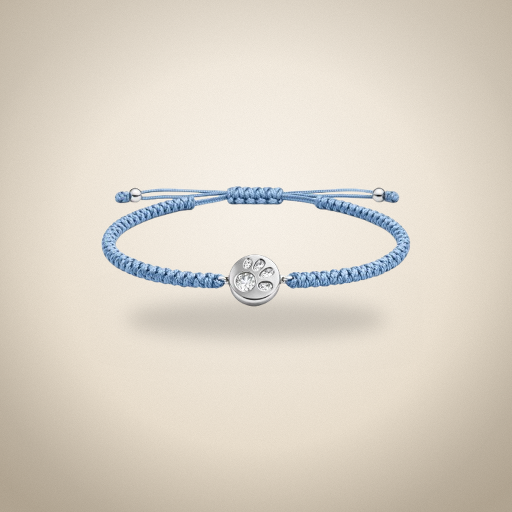 PULSERA CHEMILLA CELESTE C/ BOTON PATITA — Incineración · Joyas · Ref. 7779551 | Ramón Chao
