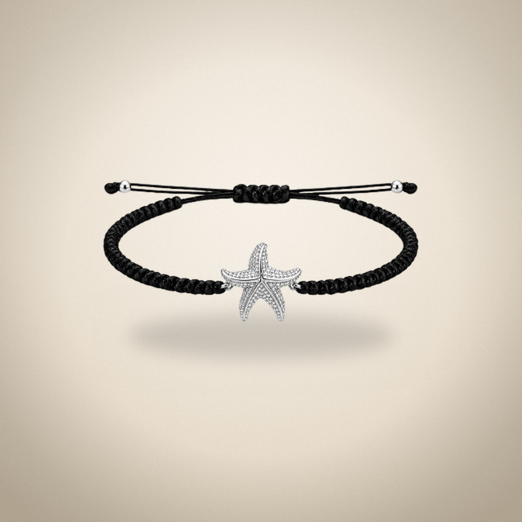 Bracelet Chemilla noir avec étoile de mer — Incinération · Joyas · Ref. 7779556 | Ramón Chao
