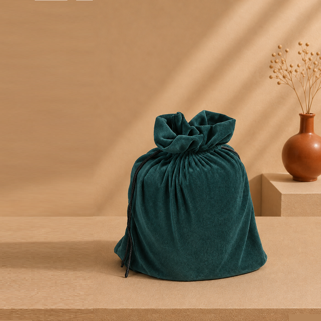 BOLSA TERCIOPELO URNA COMBINE # VERDE — Incineración · Bolsas · Ref. 916004 | Ramón Chao