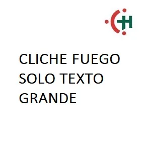 CLICHE FUEGO SOLO TEXTO GRANDE — Imprenta · Estuches y porta-documentos · Ref. 6678000 | Ramón Chao