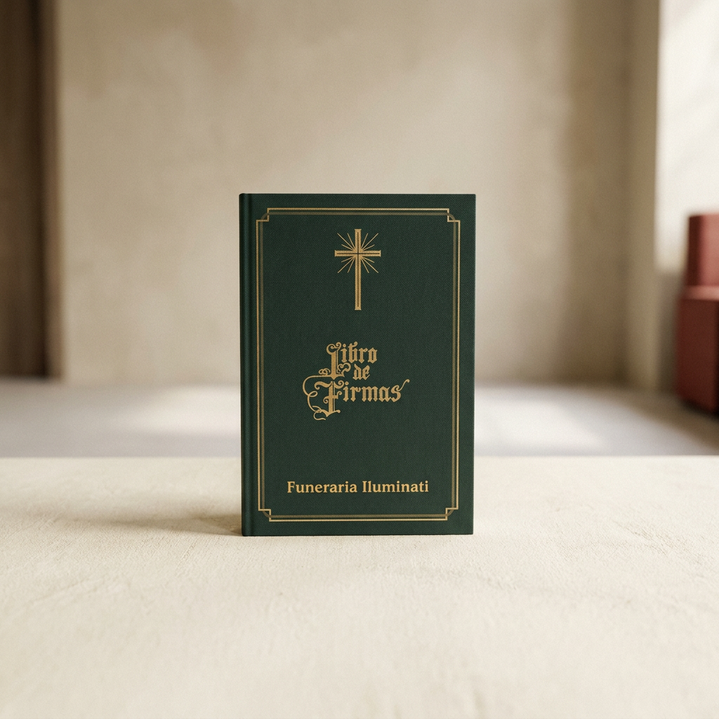 LIBRO FIRMAS ESPIGADO VERDE # C/INSCRIPCION — Imprenta · Libros de firmas · Ref. 1193002 | Ramón Chao