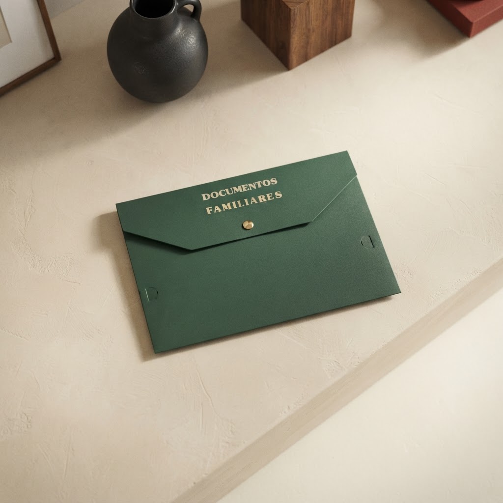 PORTA-DOCUMENTOS PLASTICO # VERT BOUT. S/I — Imprenta · Estuches y porta-documentos · Ref. 1230004 | Ramón Chao