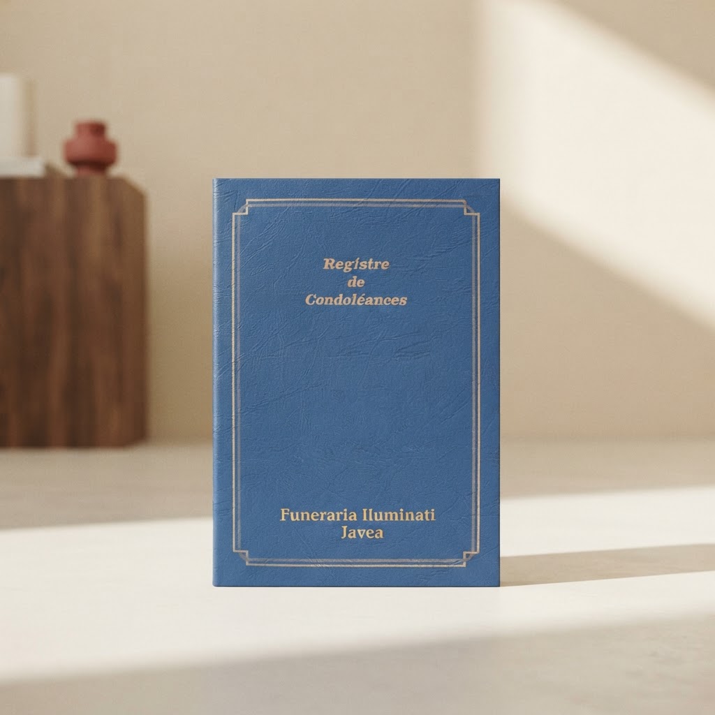 LIBRO FIRMAS PIEL AZUL (FR) # C/INSCRIPCION — Imprenta · Libros de firmas · Ref. 1763002 | Ramón Chao