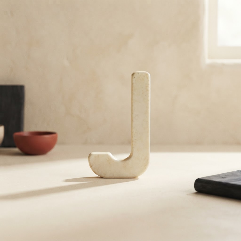 LETRAS ACERO ADHESIVOS 50 MM. # J — Imprenta · Accesorios · Ref. 2213009 | Ramón Chao