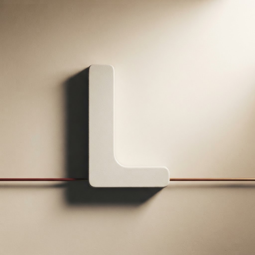 50 MM. ADHESIVE STEEL LETTERS # L — Print services · Accesorios · Ref. 2213011 | Ramón Chao