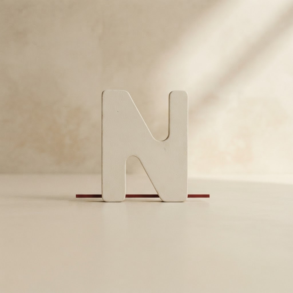 LETRAS ACERO ADHESIVOS 50 MM. # N — Imprenta · Accesorios · Ref. 2213013 | Ramón Chao