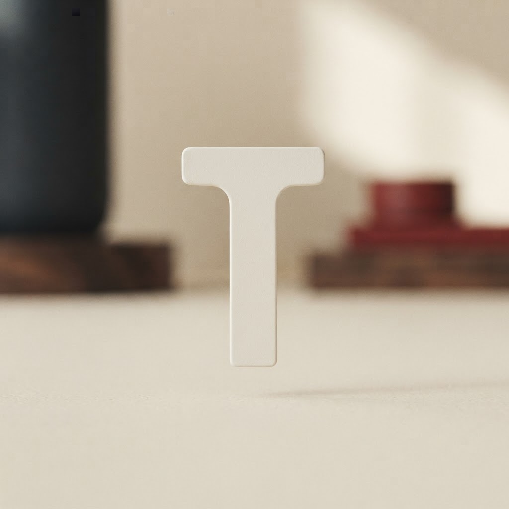 LETRAS ACERO ADHESIVOS 50 MM. # T — Imprenta · Accesorios · Ref. 2213019 | Ramón Chao
