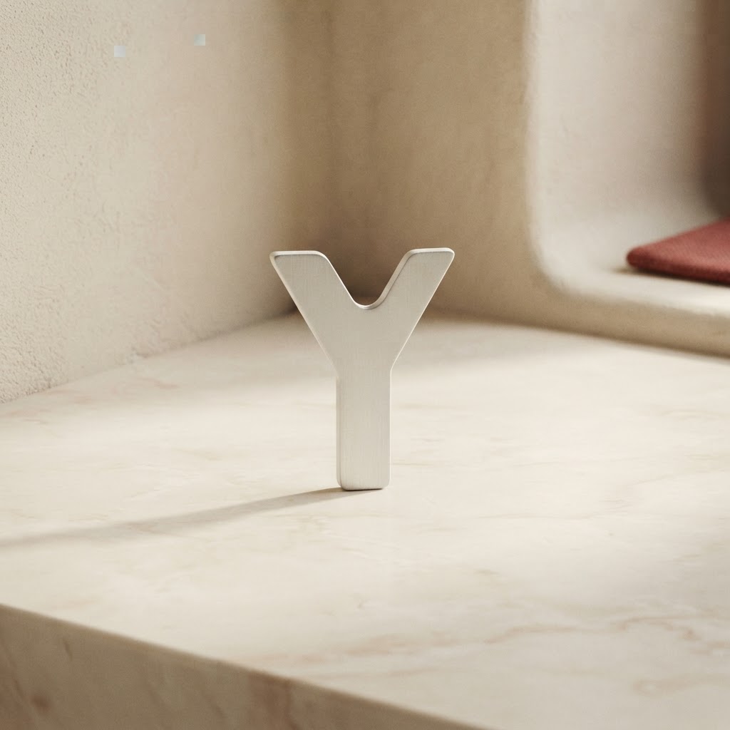 LETRAS ACERO ADHESIVOS 50 MM. # Y — Imprenta · Accesorios · Ref. 2213024 | Ramón Chao