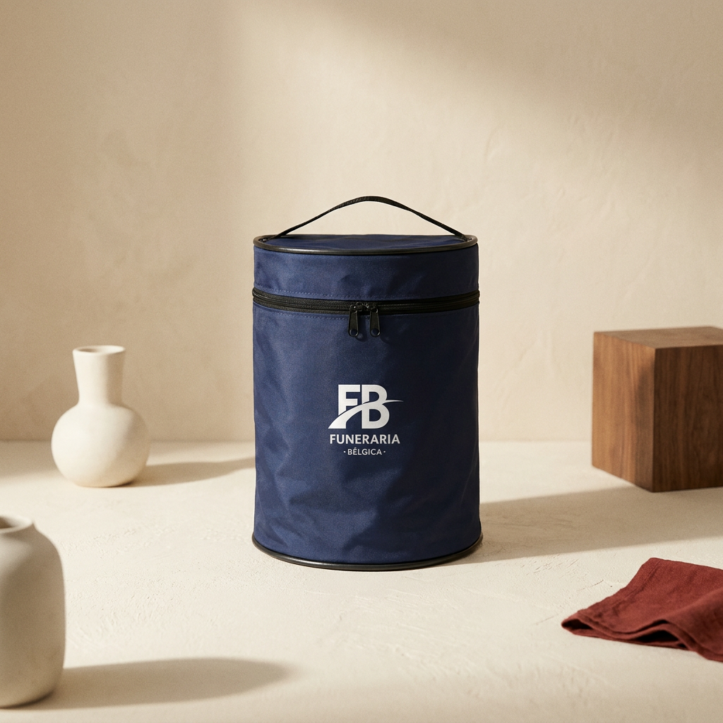 BOLSA URNA NYLON IBIZA C/I AZUL MARINO — Incineración · Bolsas · Ref. 2239000 | Ramón Chao