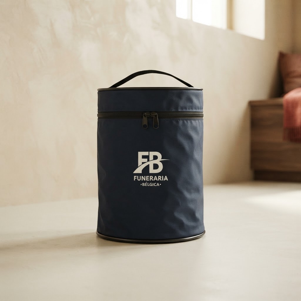 BOLSA URNA NYLON HUESCA C/I AZUL MARINO — Incineración · Bolsas · Ref. 2240000 | Ramón Chao