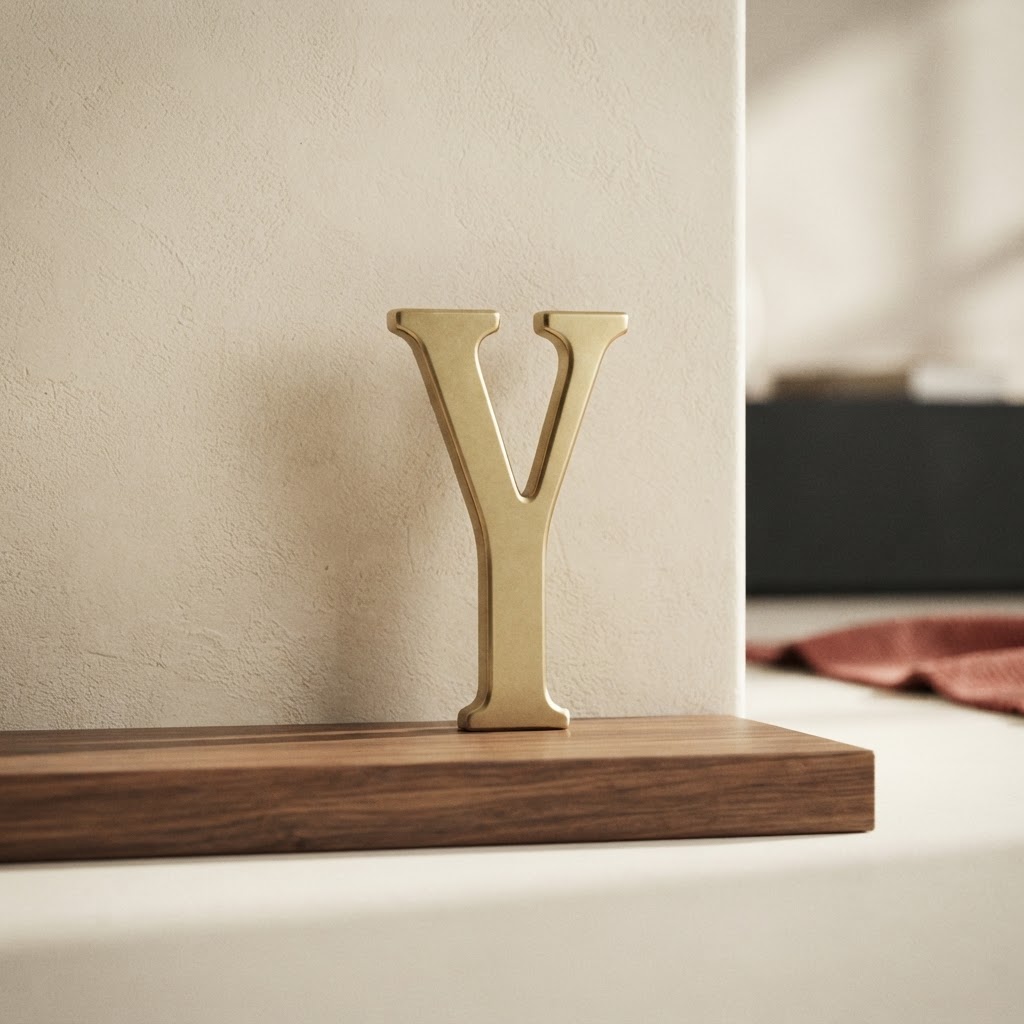 HOJA LETRAS ORO 24 mm. # Y — Imprenta · Placas y mini-lápidas · Ref. 2288001 | Ramón Chao
