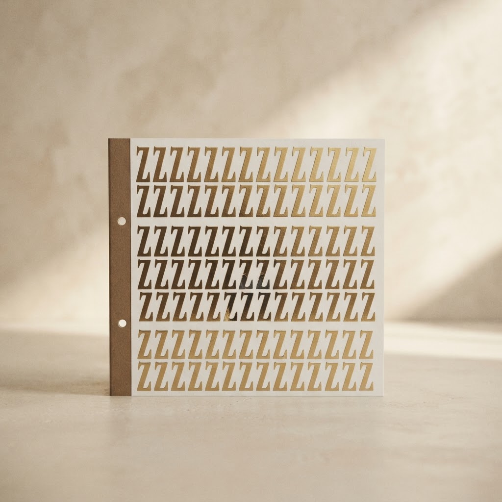 HOJA LETRAS ORO 24 MM. # Z — Imprenta · Placas y mini-lápidas · Ref. 2292001 | Ramón Chao