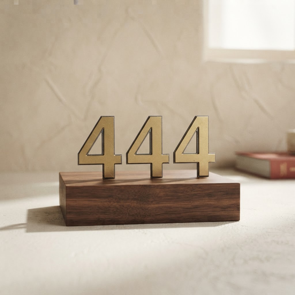 HOJA NUMEROS ORO 18 mm. # 4 — Imprenta · Placas y mini-lápidas · Ref. 2293003 | Ramón Chao