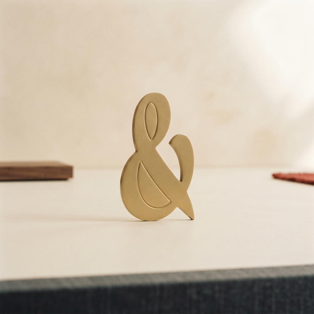 HOJA LETRAS ORO 48 mm. # & — Imprenta · Placas y mini-lápidas · Ref. 2301004 | Ramón Chao