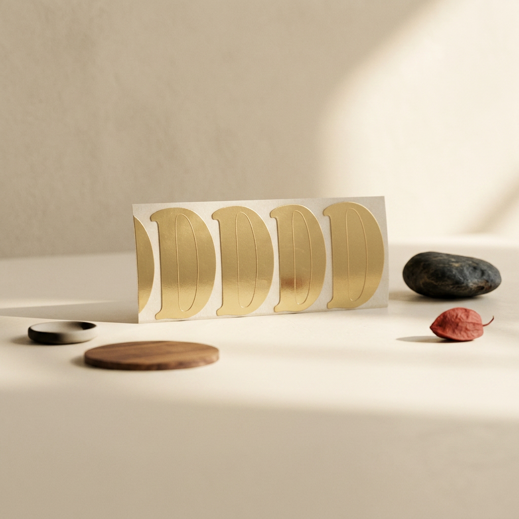 HOJA LETRAS ORO 48 mm. # D — Imprenta · Placas y mini-lápidas · Ref. 2303000 | Ramón Chao
