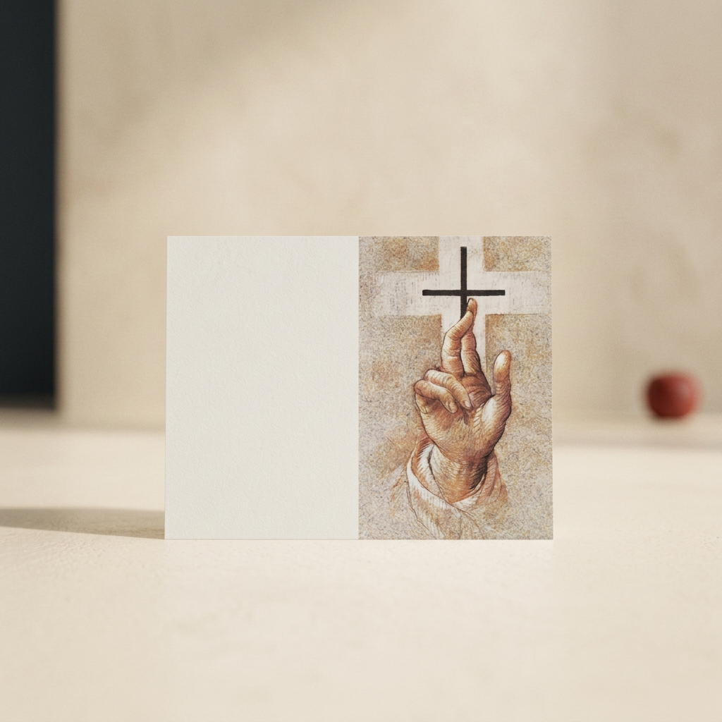 100 MODERN MEMORIAL CARDS # MD-03 HANDS-C — Print services · Esquelas y recordatorios · Ref. 2610003 | Ramón Chao