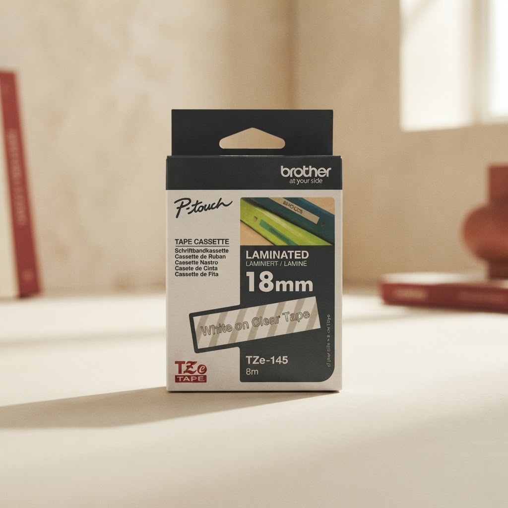 18mm BROTHER LABEL ROLL TRANSPARENT BACKGROUND WHITE LE… — Print services · Placas y mini-lápidas · Ref. 2747040 | Ramón Chao