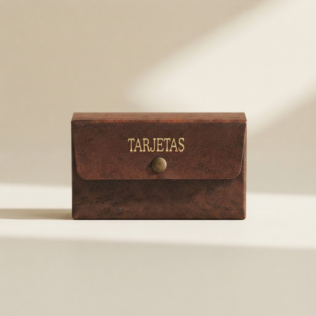 ESTUCHE TARJETAS MODELO LAGO # MARRON SIN INS. — Imprenta · Estuches y porta-documentos · Ref. 2763002 | Ramón Chao