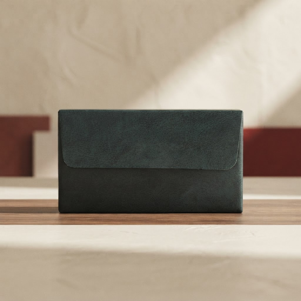 ESTUCHE TARJETAS MODELO LAGO # VERDE SIN INSC. — Imprenta · Estuches y porta-documentos · Ref. 2763003 | Ramón Chao