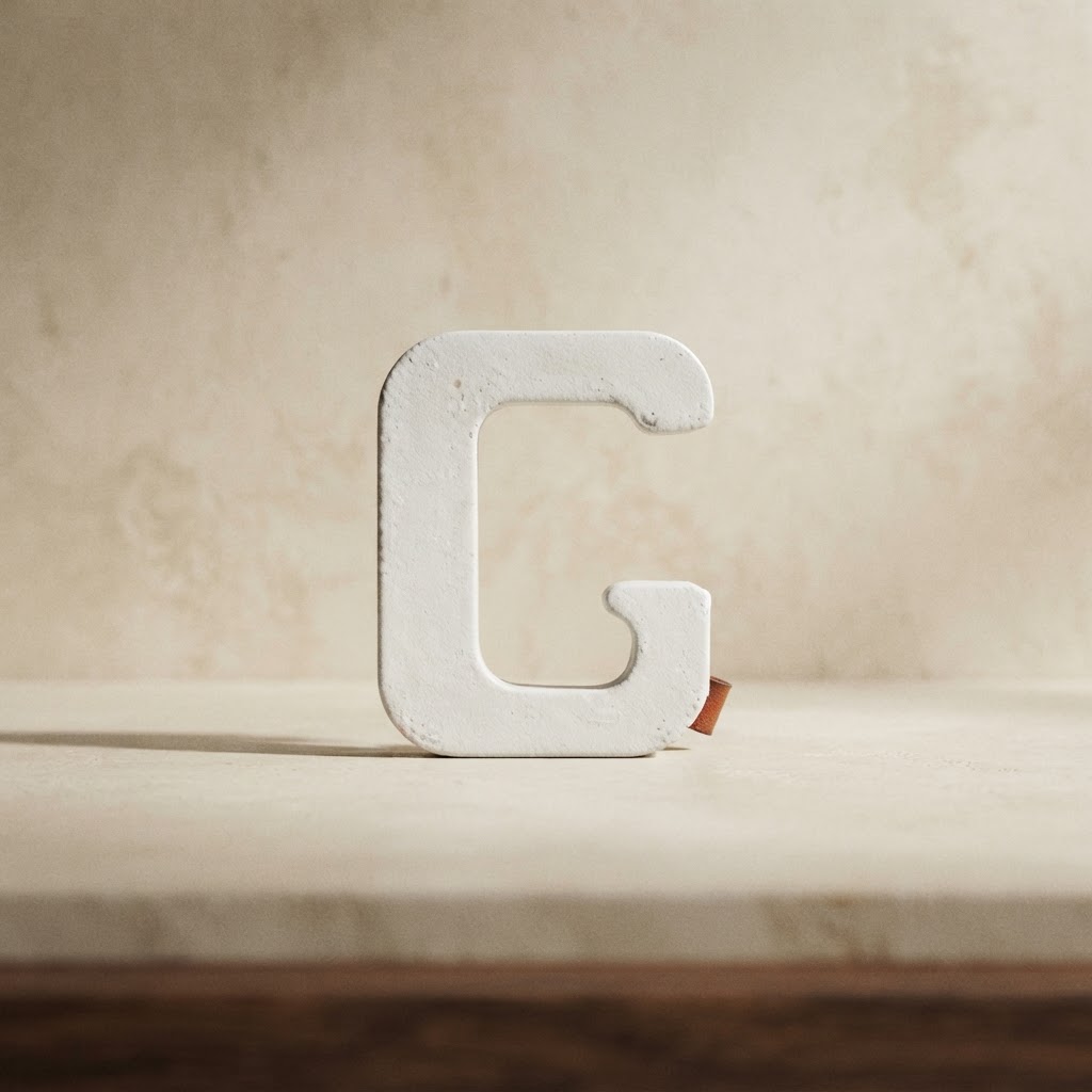 ADHESIVE STEEL LET.NUM. 25 MM. # G — Print services · Accesorios · Ref. 2770006 | Ramón Chao