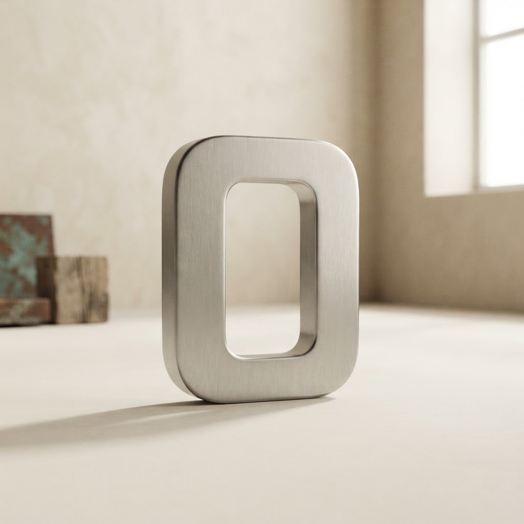 LET.NUM.ACERO ADHESIVOS 25 MM. # O — Imprenta · Accesorios · Ref. 2770014 | Ramón Chao