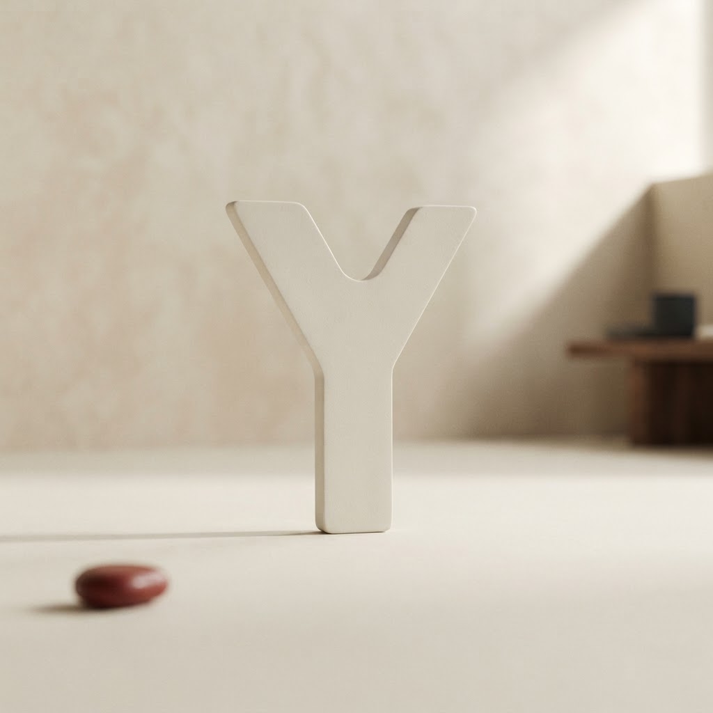 LET.NUM.ACERO ADHESIVOS 25 MM. # Y — Imprenta · Accesorios · Ref. 2770024 | Ramón Chao