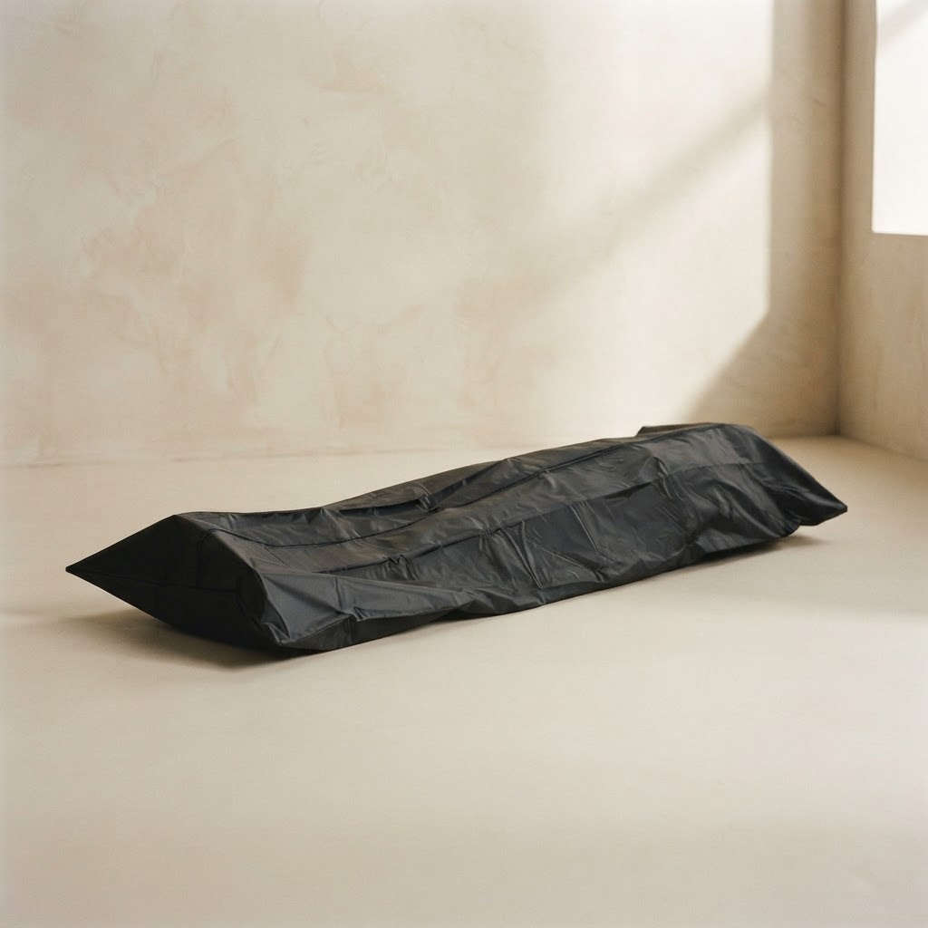 SUDARIO NYLON S/ ASAS 0,77X2,20 # NEGRO — Artículos generales · Recogida de cadáveres · Ref. 2782001 | Ramón Chao
