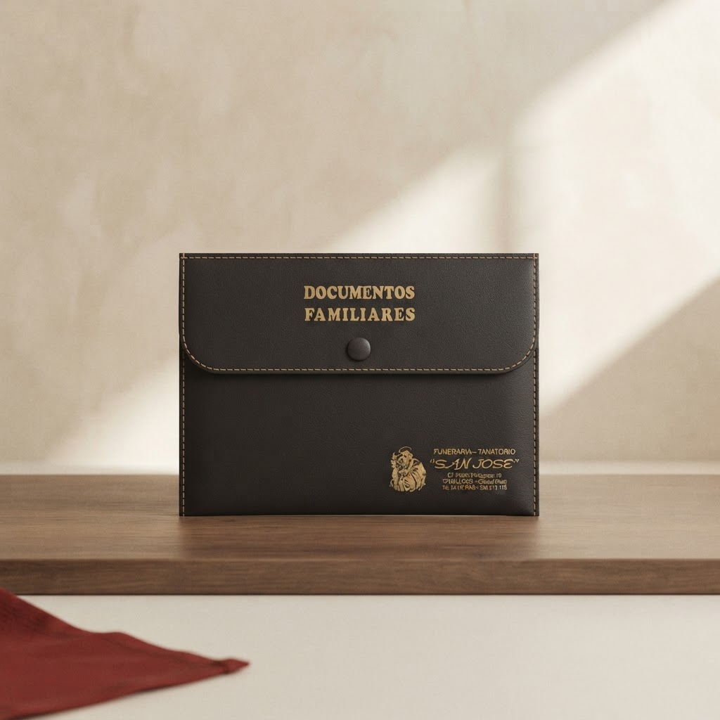 PORTA-DOCUMENTOS PIEL # MARRON CON INS. — Imprenta · Estuches y porta-documentos · Ref. 2840005 | Ramón Chao