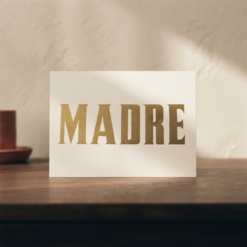 Enveloppe 25 bandes de mots (5L) # Mère — Fleuristerie · Hasta fin de existencias · Ref. 3446003 | Ramón Chao
