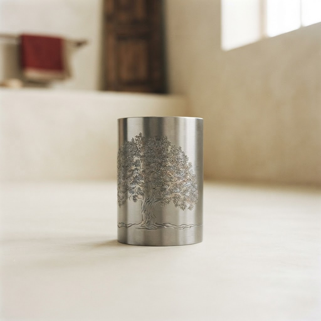 ACIER RELIQUARY OLIVE TREE — Cremation · Urnas metálicas · Ref. 348011 | Ramón Chao