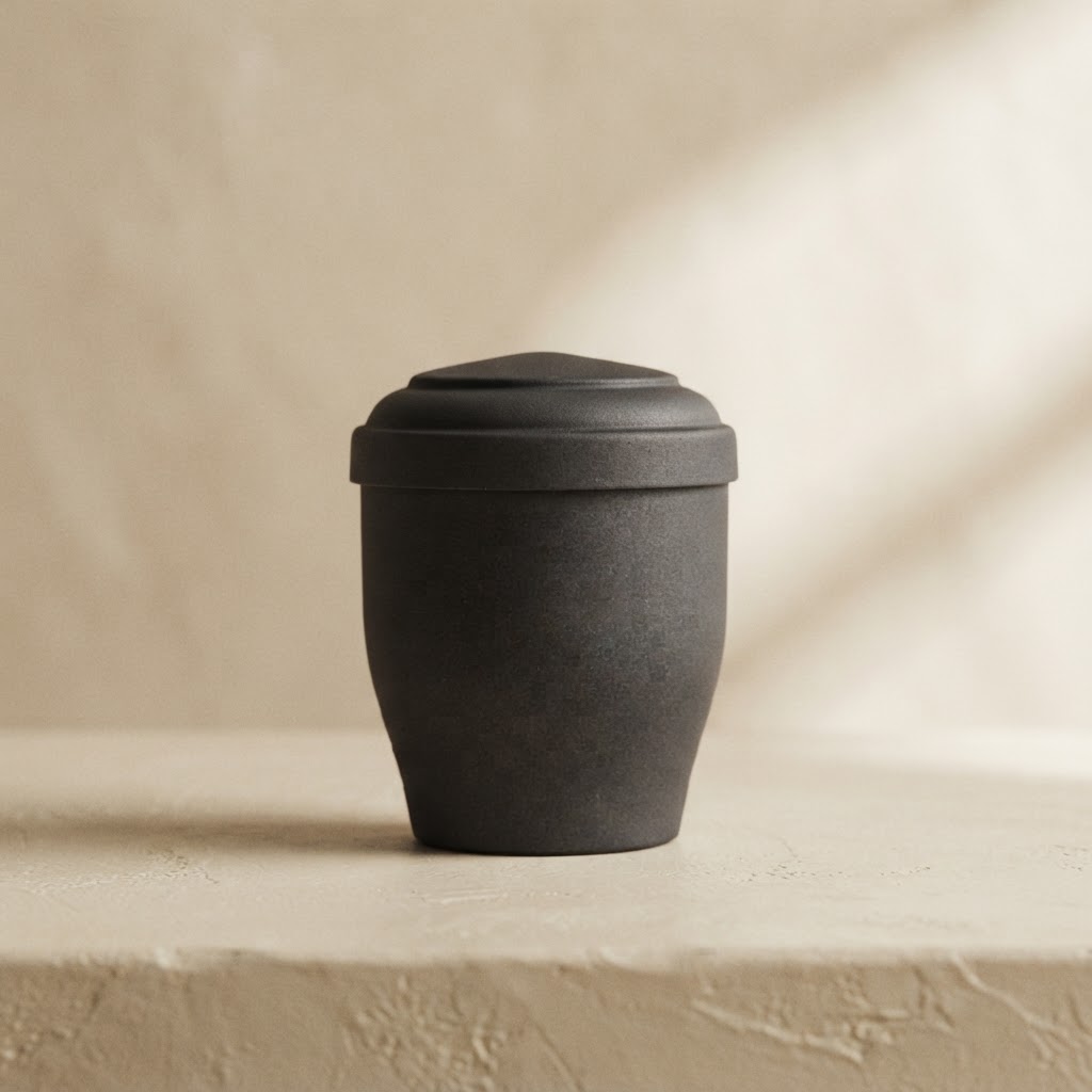 MINI URNA ALU OTIN # GRIS MATE — Incineración · Urnas metálicas · Ref. 351009 | Ramón Chao