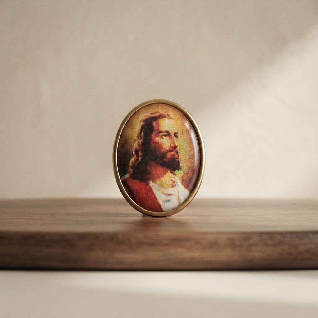 COLOUR RELIGIOUS BADGE # SACRED HEART OF… — Garments for the deceased · Hasta fin de existencias · Ref. 3582009 | Ramón Chao