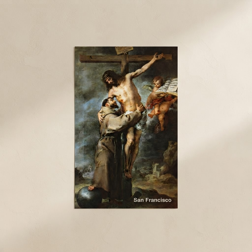 COLOUR HOLY CARD (7X11) # S62/S.FRANCISCO — Garments for the deceased · Hasta fin de existencias · Ref. 3589017 | Ramón Chao