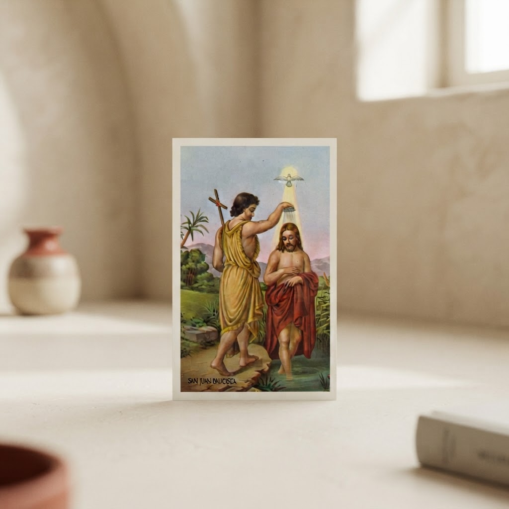 Colour saint card (7x11) # S25/S.J.BAUTIS. — Garments for the deceased · Hasta fin de existencias · Ref. 3589020 | Ramón Chao