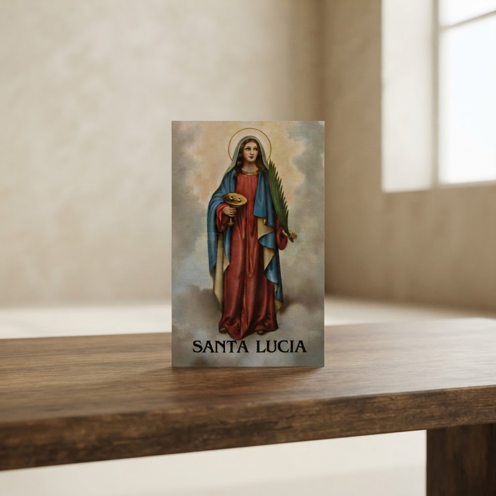 ESTAMPA SANTORAL COLOR (7X11) # S12/SANTA L… — Vestimenta de cadáveres · Hasta fin de existencias · Ref. 3589022 | Ramón Chao