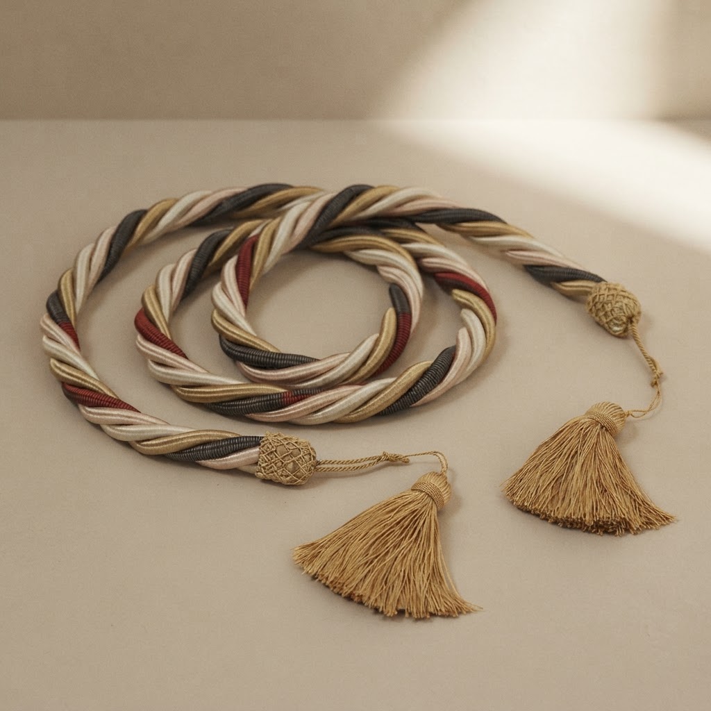 JGO.CORDONES SEDA 4-BORLAS # ORO — Capillas y carros · Complementos · Ref. 3656003 | Ramón Chao