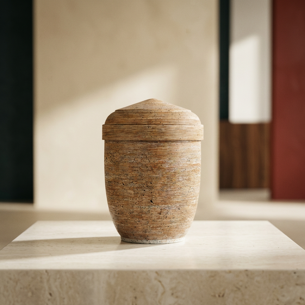 ALU COMB. URN OTIN COLESP # STONE — Cremation · Urnas metálicas · Ref. 389002 | Ramón Chao