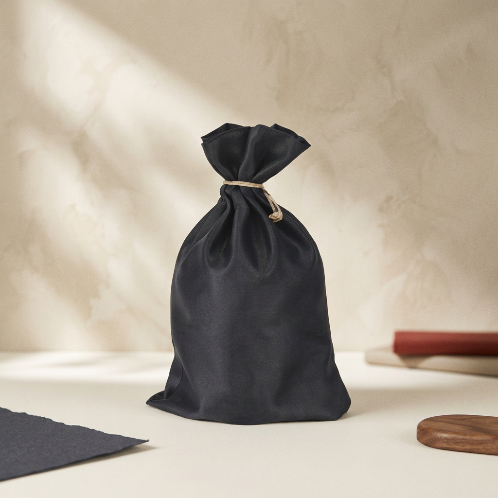 BOLSA MINI URNA RASO # AZUL MARINO — Incineración · Bolsas · Ref. 4669000 | Ramón Chao