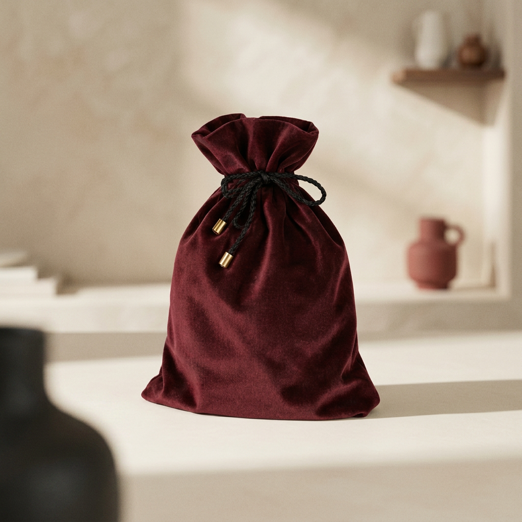 BOLSA MINI URNA TERCIOPELO # BURDEOS — Incineración · Bolsas · Ref. 5083003 | Ramón Chao