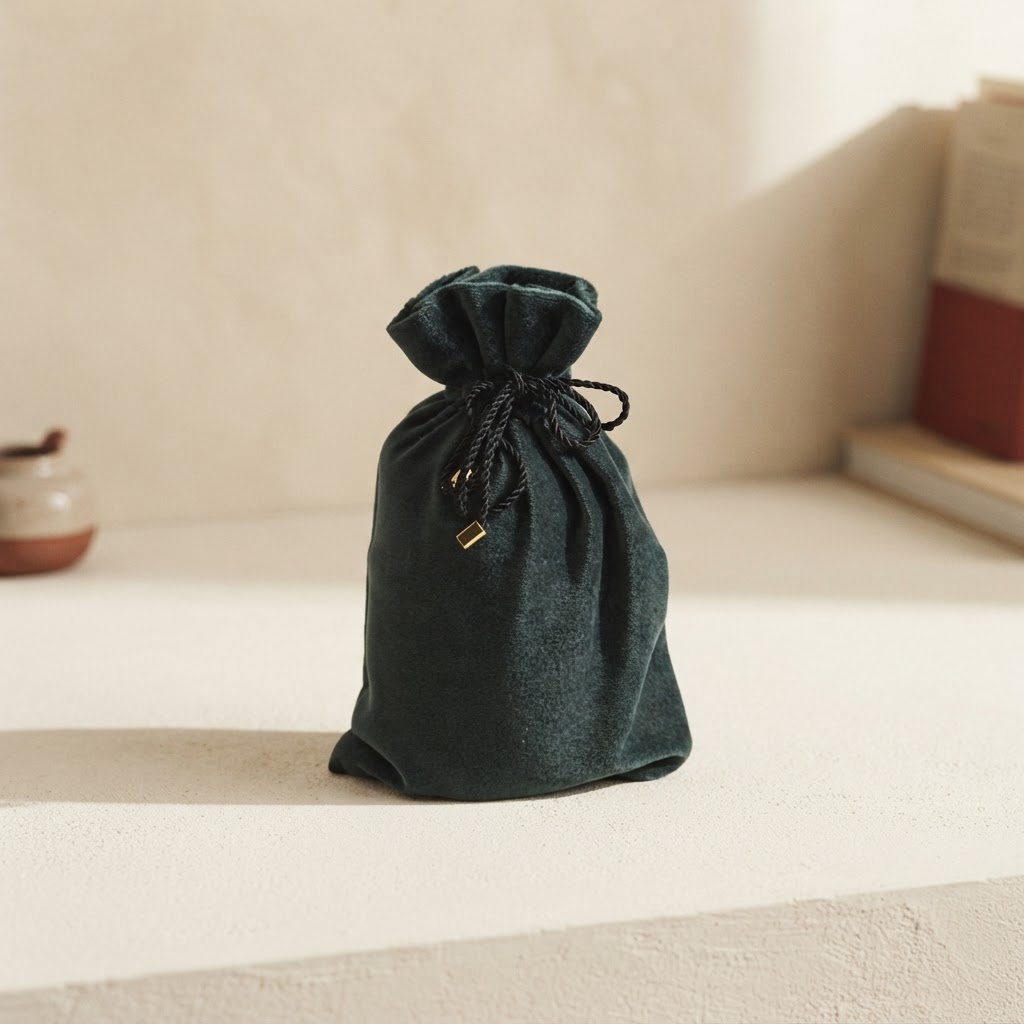 BOLSA MINI URNA TERCIOPELO # VERDE — Incineración · Bolsas · Ref. 5083004 | Ramón Chao