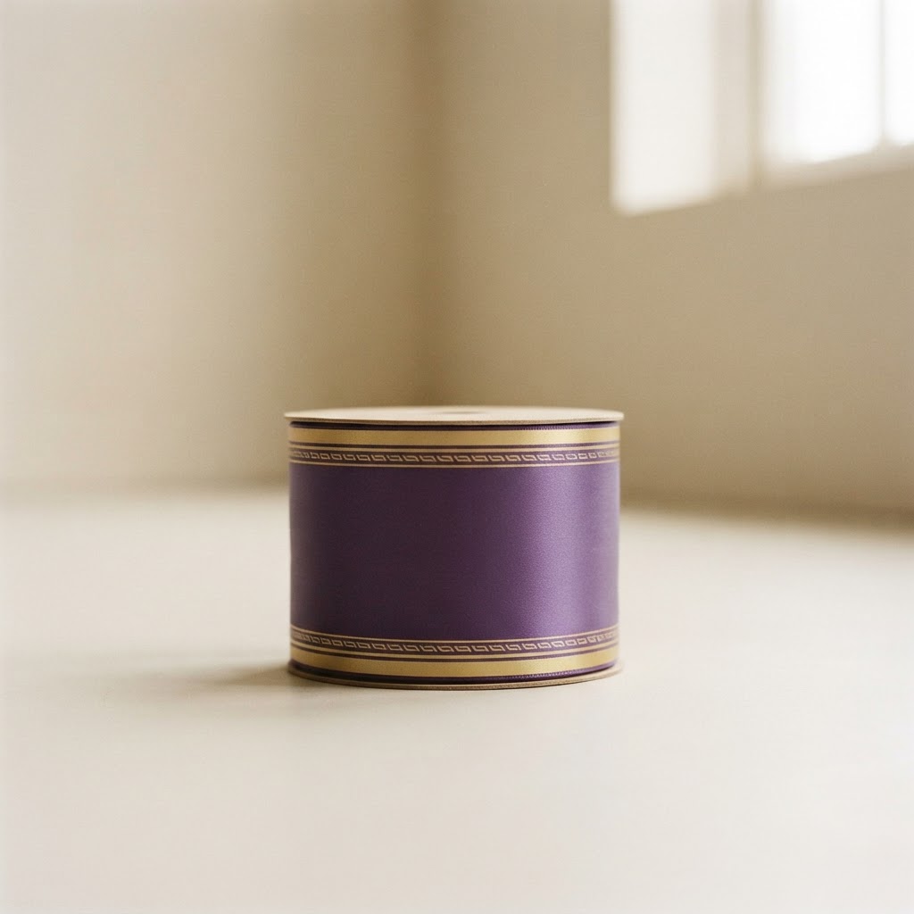 Cleopatra bouquet ribbon 75mm (50m) # Purple — Floristry · Cintas coronas · Ref. 5951004 | Ramón Chao