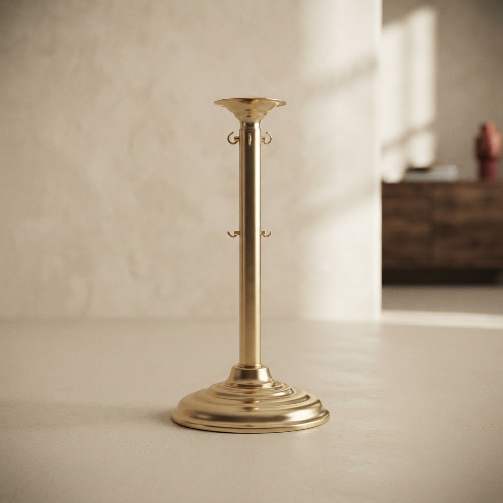 ORIGIN - CANDELABRO ALU ORO BASICO 95 — Capillas y carros · Capillas metálicas · Ref. 6393000 | Ramón Chao