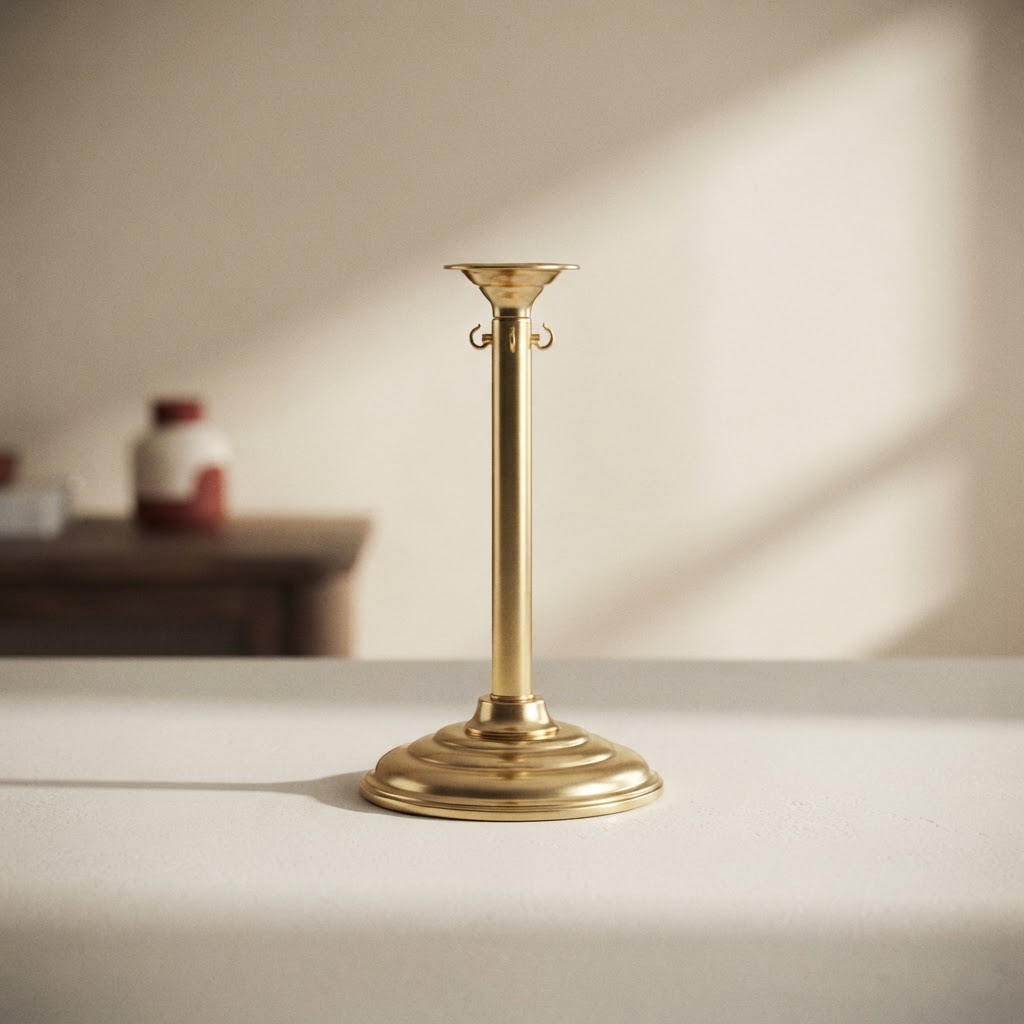 ORIGIN - CANDELABRO ALU ORO BASICO 65 — Capillas y carros · Capillas metálicas · Ref. 6394000 | Ramón Chao